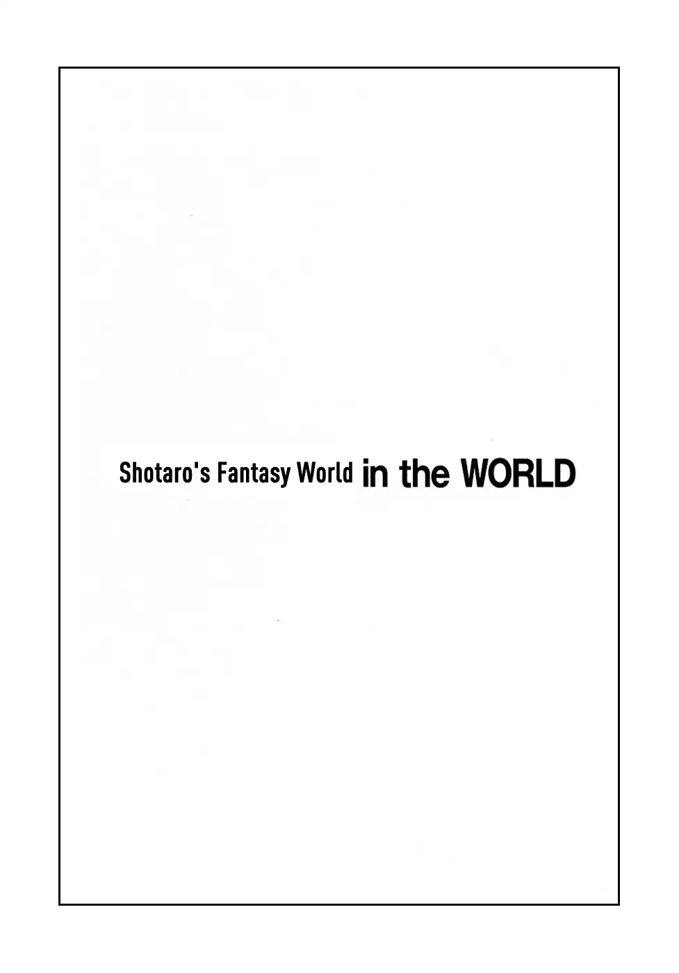 Jun - Shotaro no Fantasy World Chapter 28 1